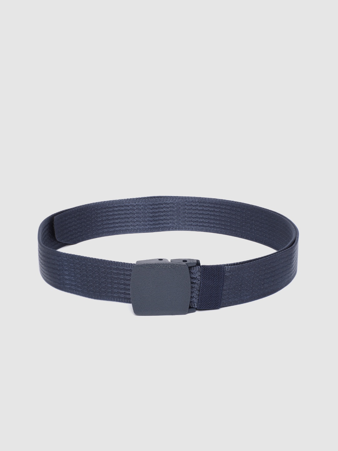 

HIGHLANDER Men Navy Blue Woven Design Belt