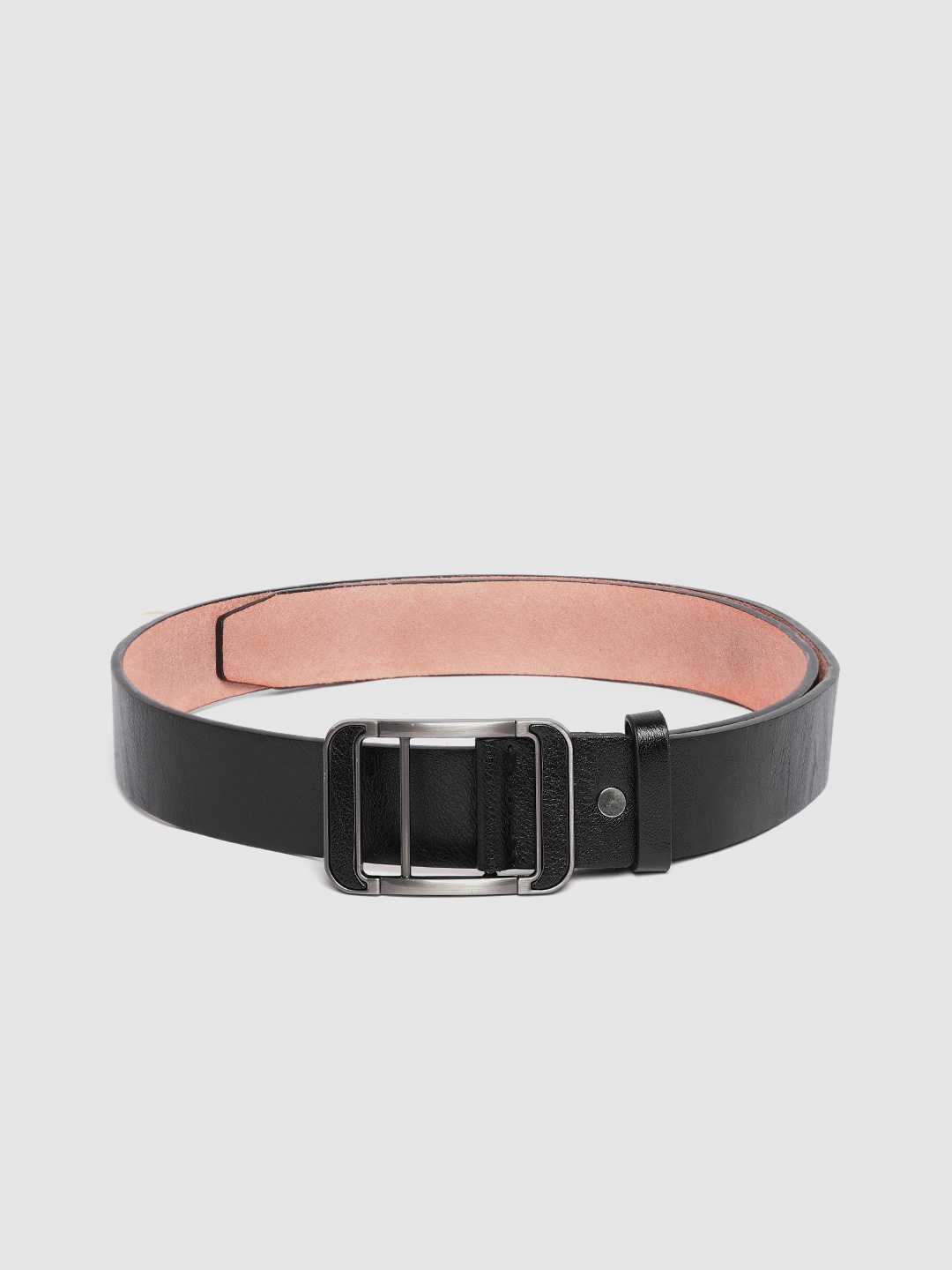 

HIGHLANDER Men Black Solid Belt