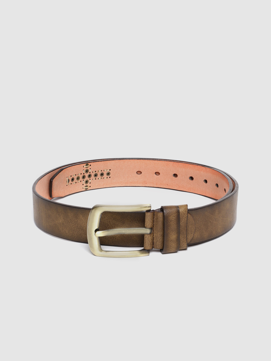 

HIGHLANDER Men Brown Solid Belt