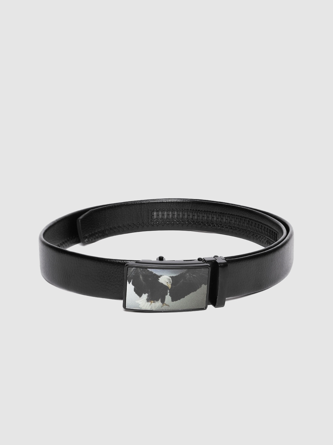 

HIGHLANDER Men Black Solid Belt