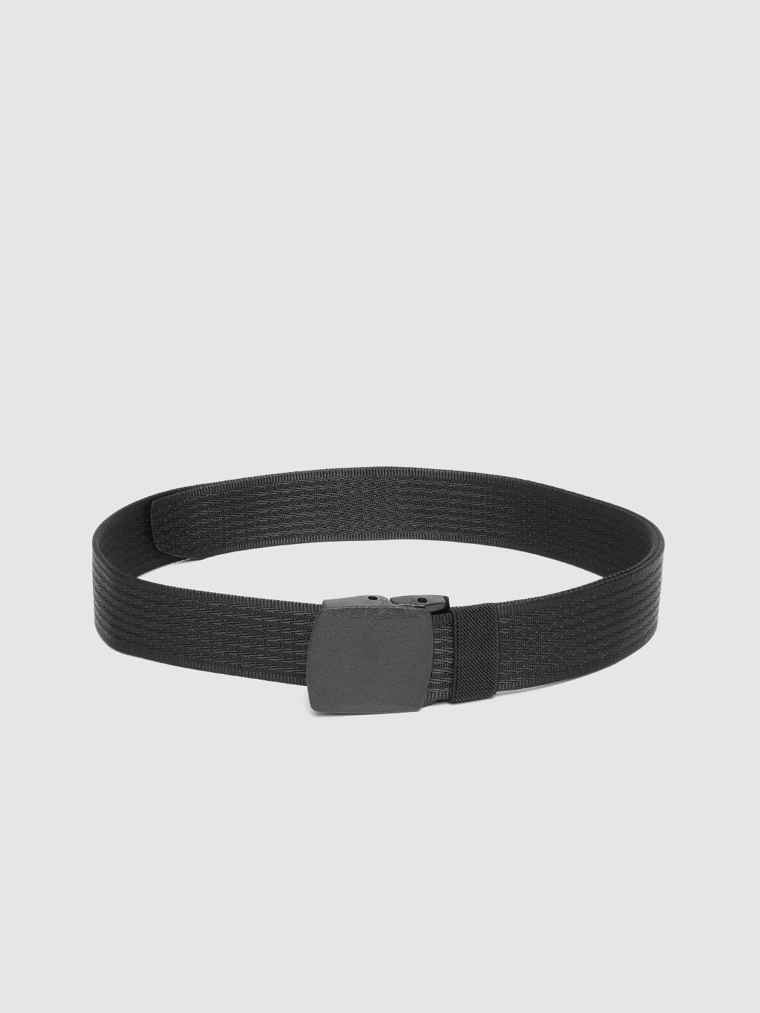 

HIGHLANDER Men Black Woven Design Belt
