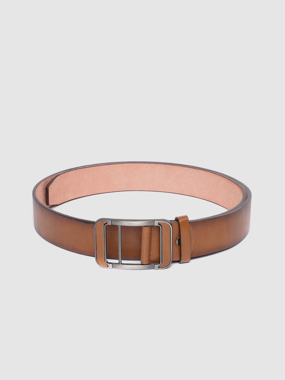 

HIGHLANDER Men Tan Brown Solid Belt