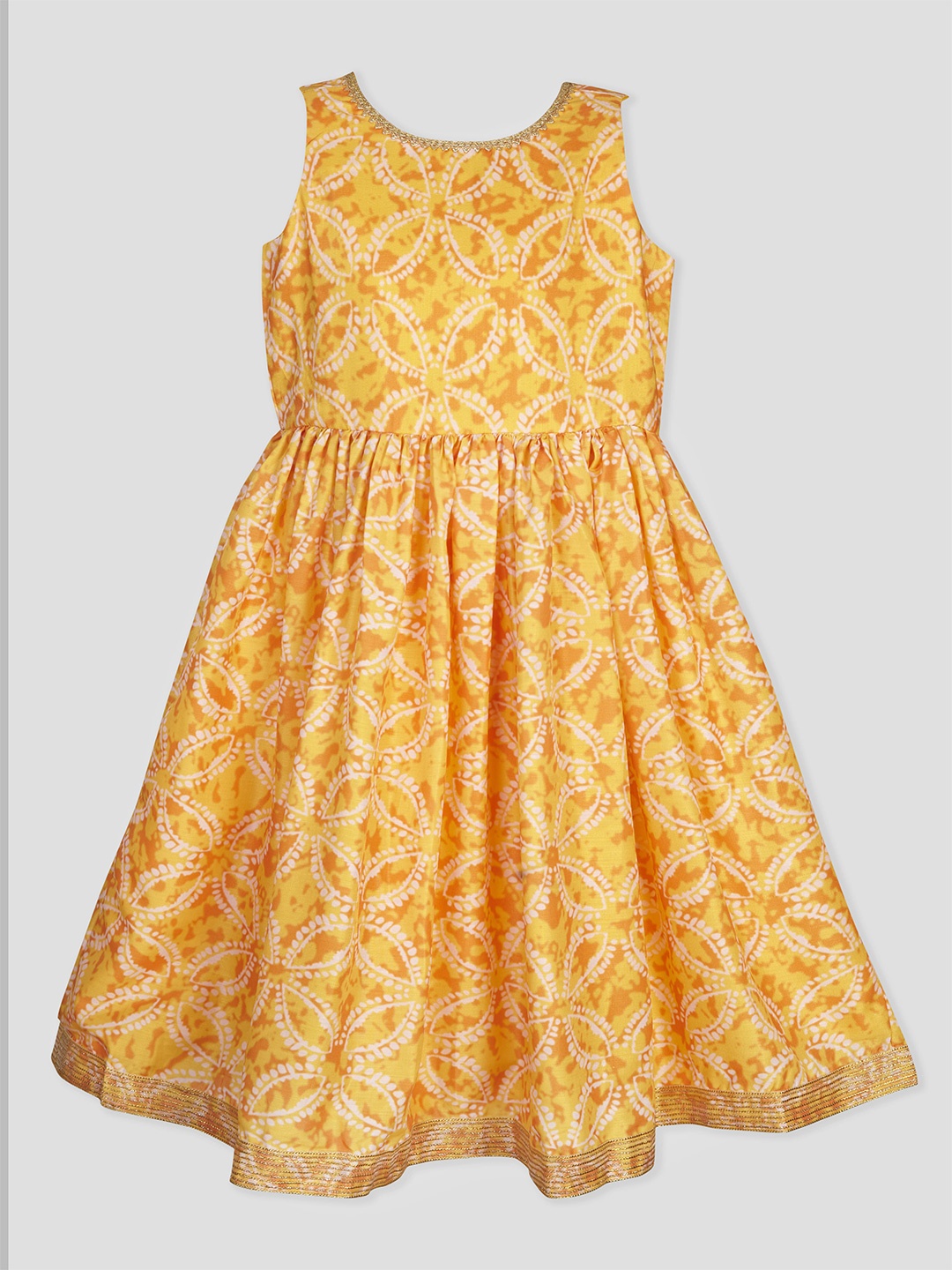 

Ethnicity Yellow Ethnic Motifs Dress