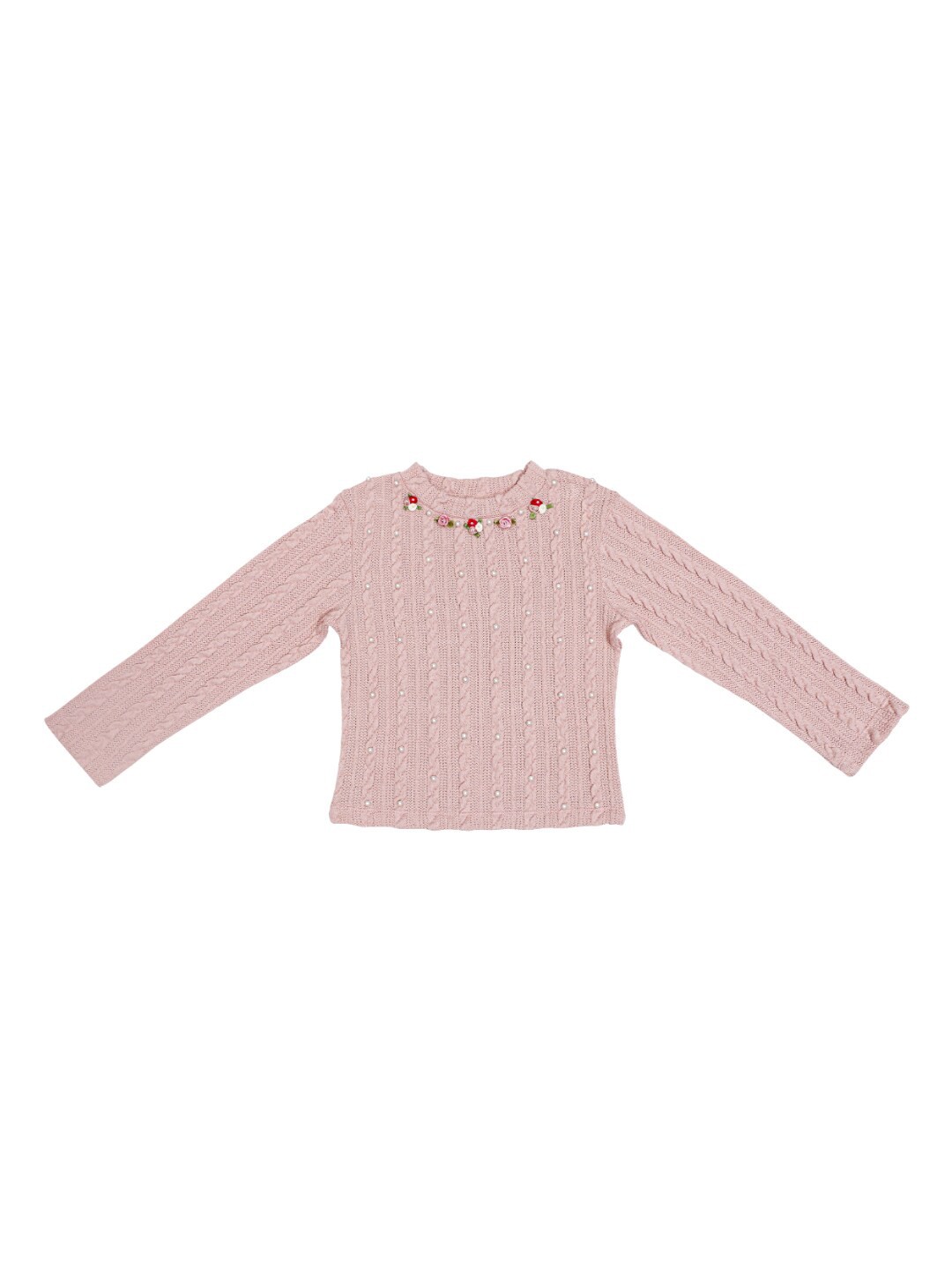 

Daffodils GIRLS WEAR Pink Embellished Top