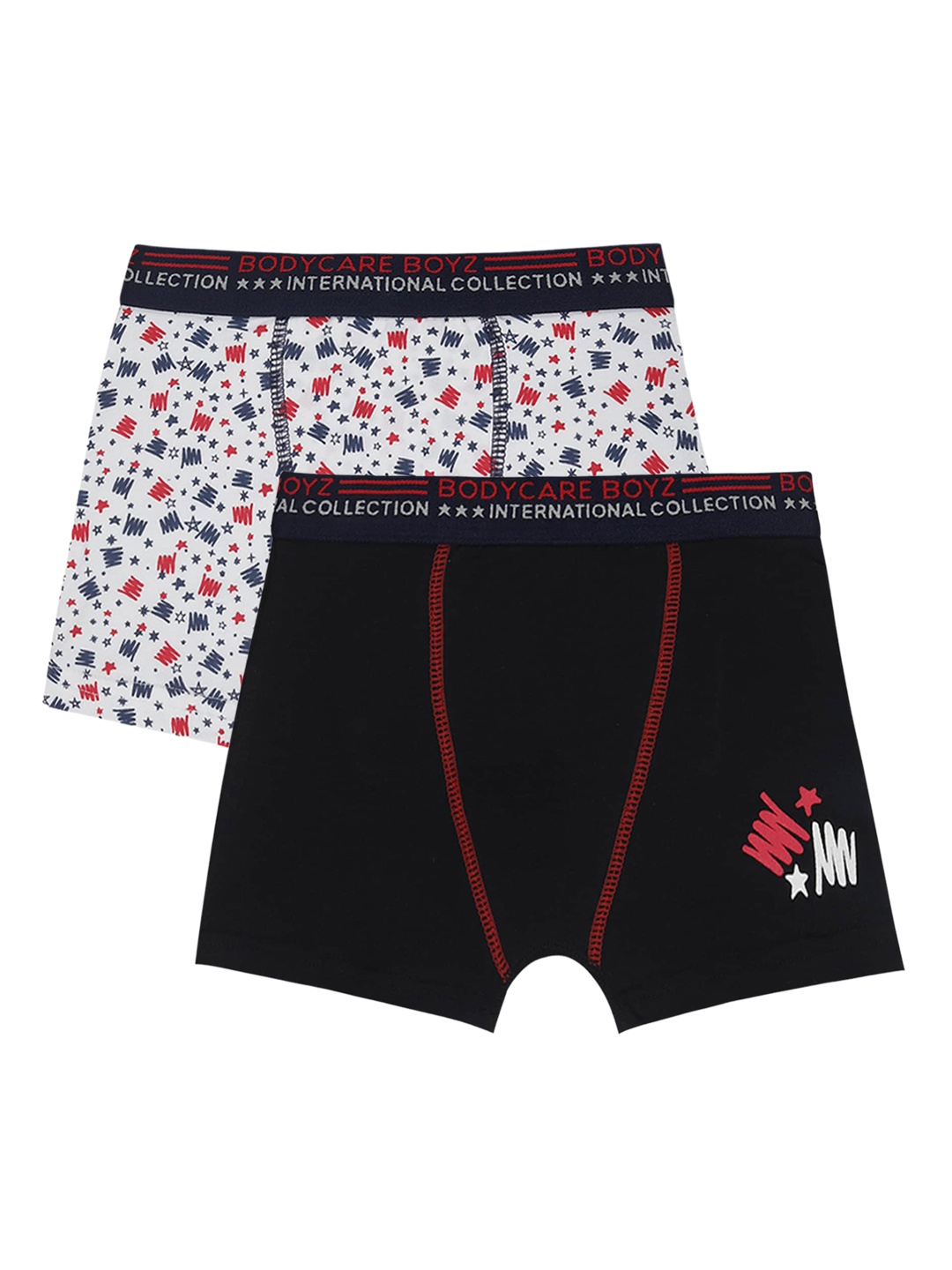 

Bodycare Kids Boys Pack Of 2 Assorted Cotton Trunks KGA2068C-60