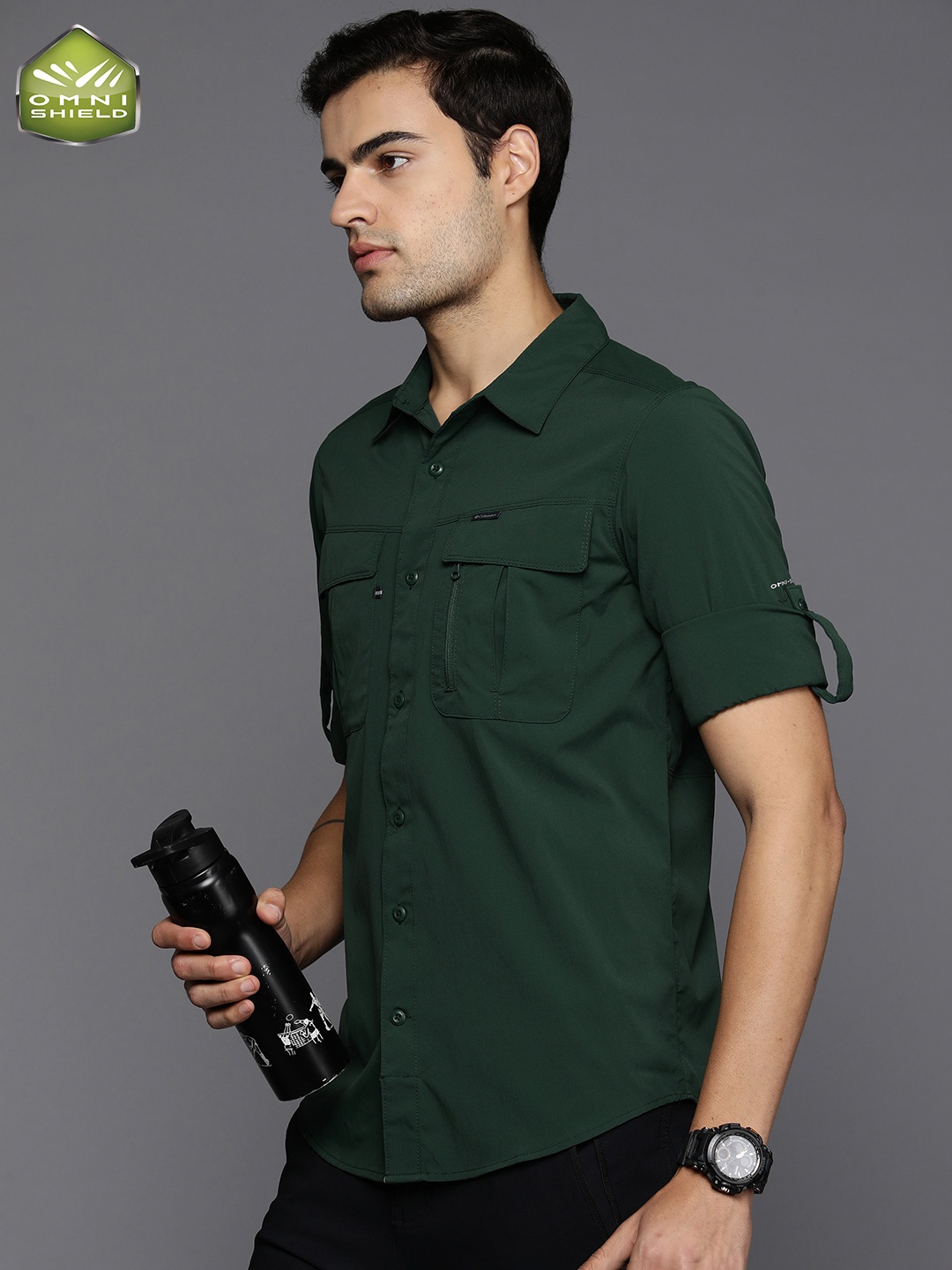 

Columbia Newton Ridge II Opaque Casual Shirt, Green