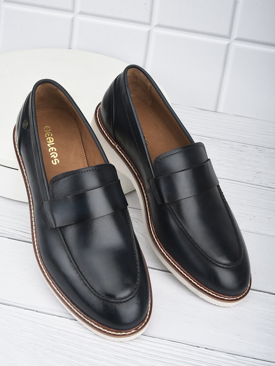 

Liberty Men Blue Leather Monks