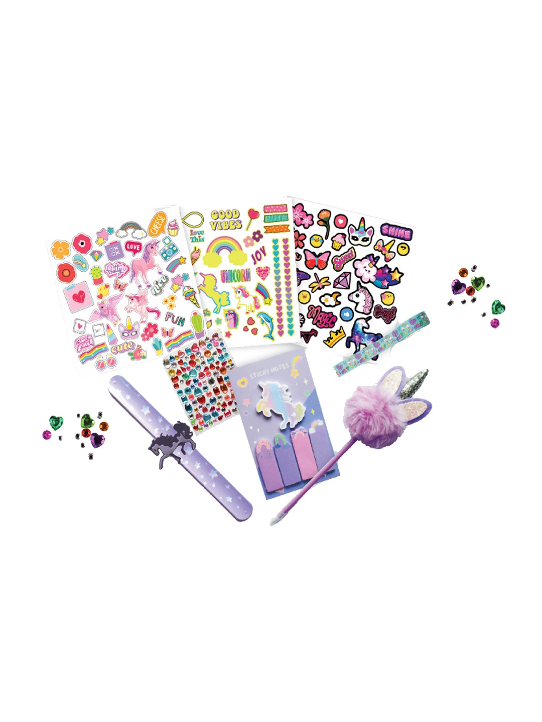

Mirada Kids I love Unicorn Stickers Art & Craft, Multi