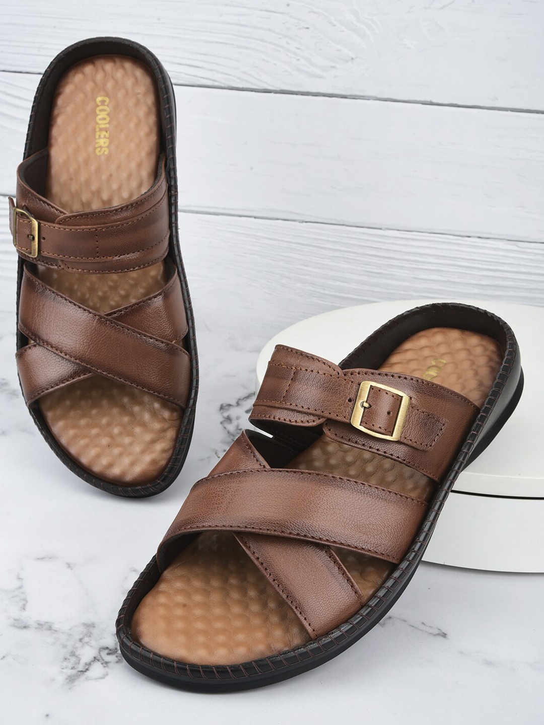 

Liberty Men Tan Comfort Sandals