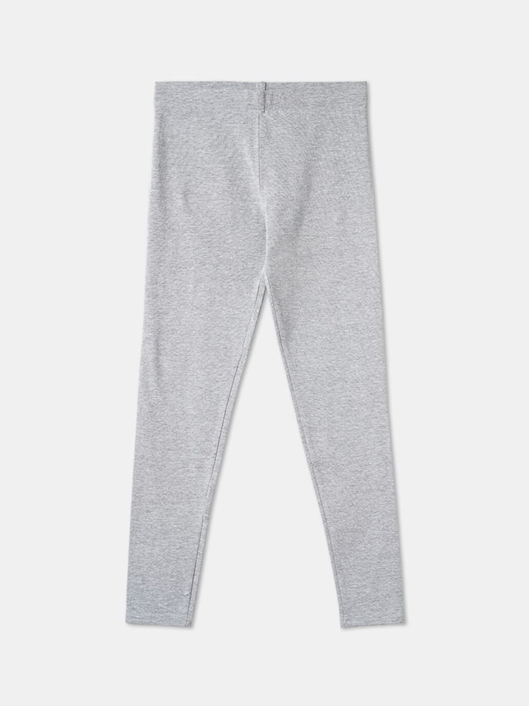 

R&B Girls Grey Solid Cotton Leggings