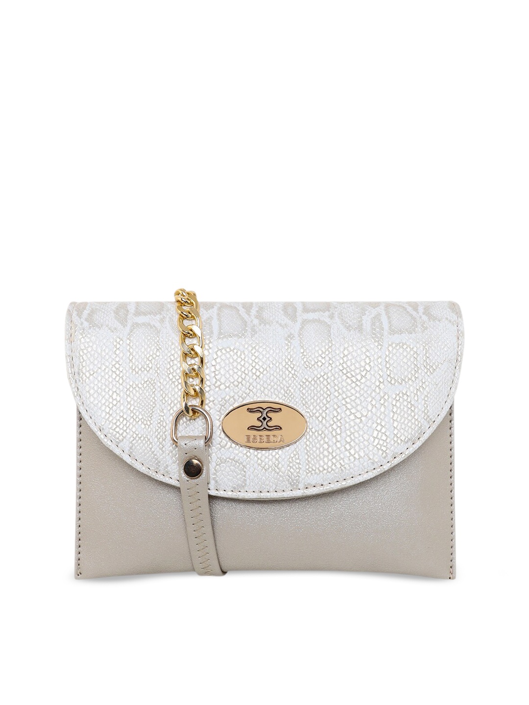 ESBEDA Grey Animal Printed Sling Bag