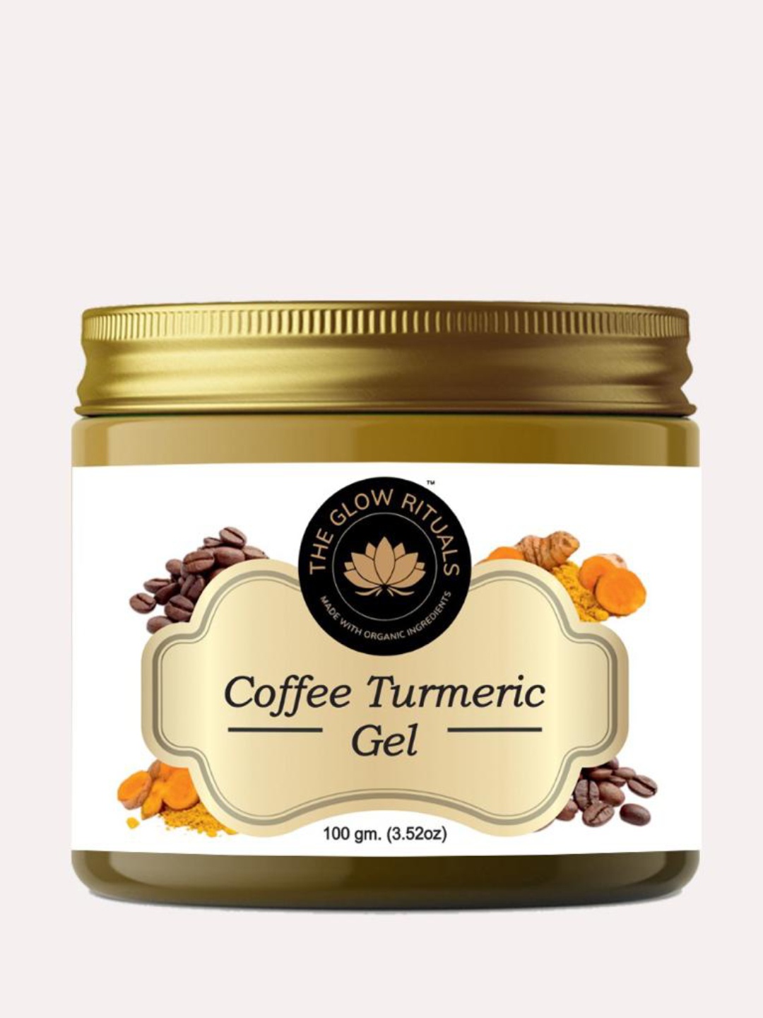 

THE GLOW RITUALS Coffee Turmeric Face Gel 100g, Brown