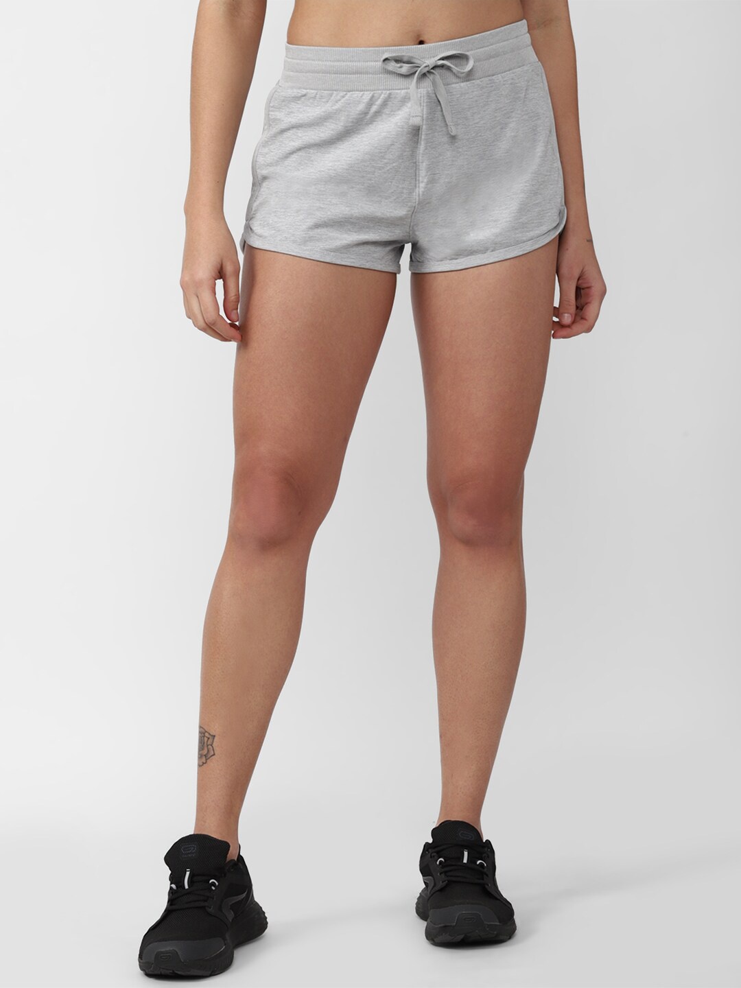 

FOREVER 21 Women Grey Sports Shorts