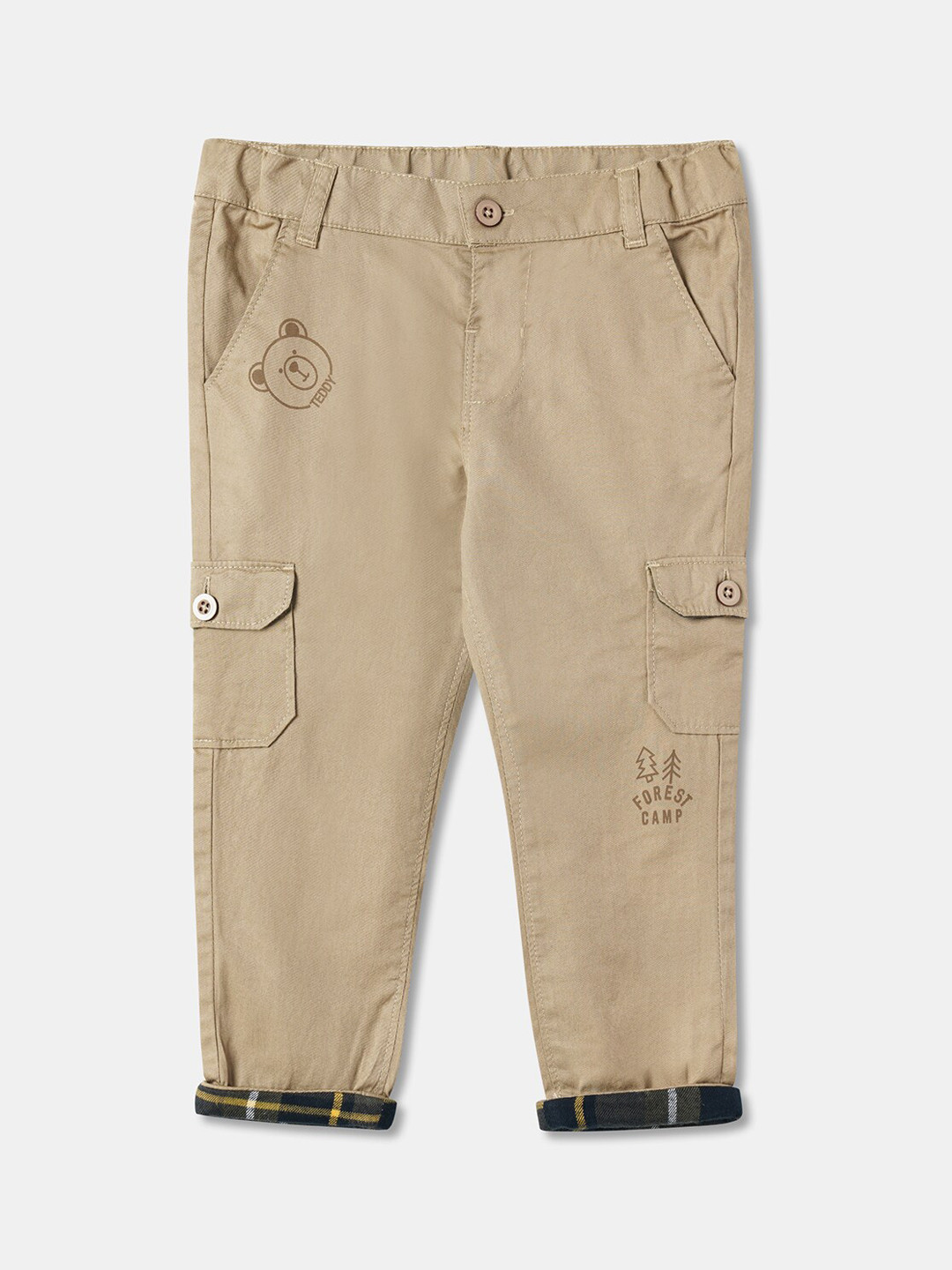 

R&B Boys Beige Cargos Joggers