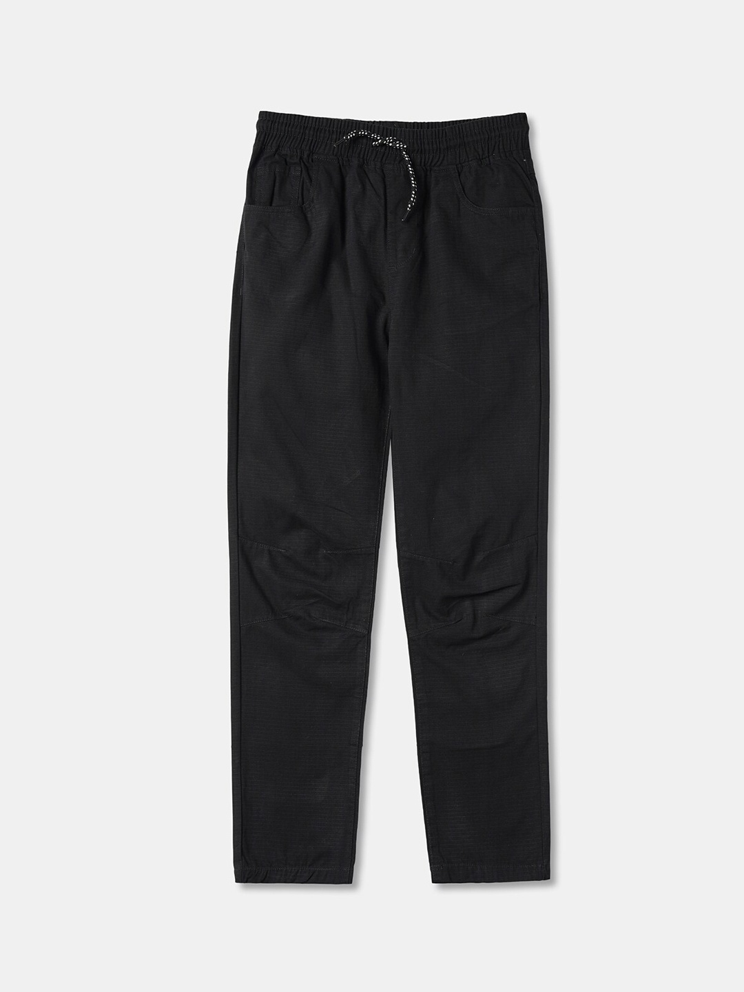 

R&B Boys Black Cotton Trousers