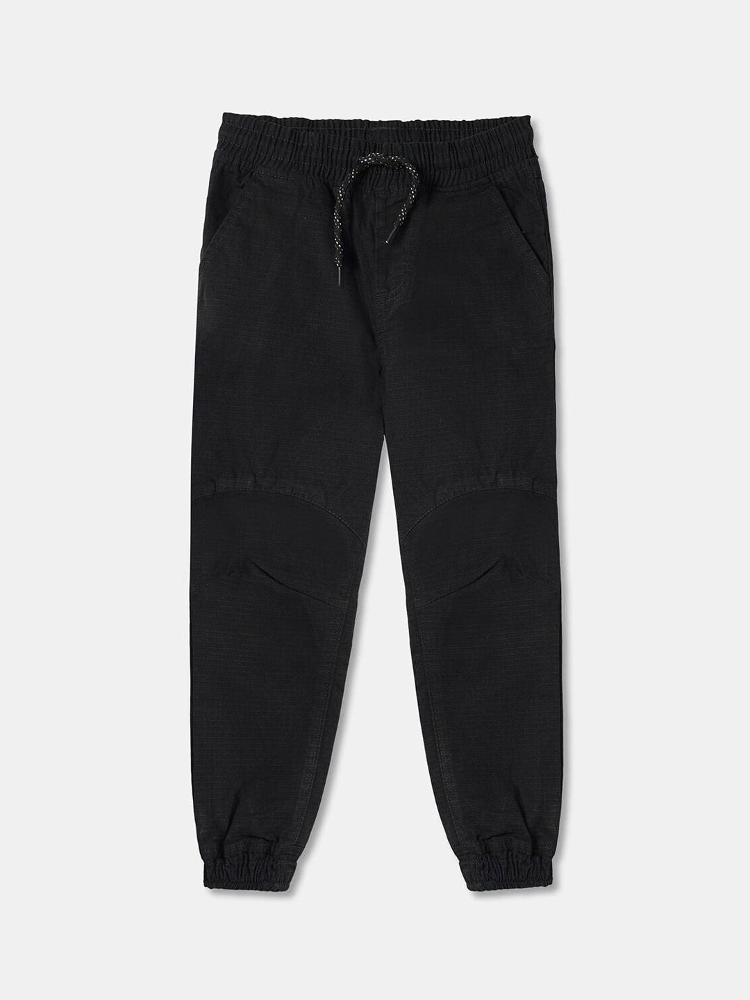 

R&B Boys Black Cotton Joggers