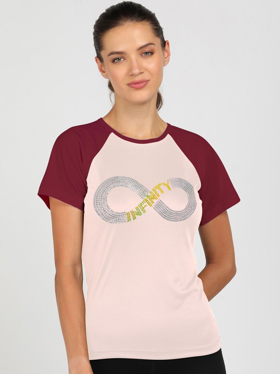 

shashvi Women Pink Printed T-shirt
