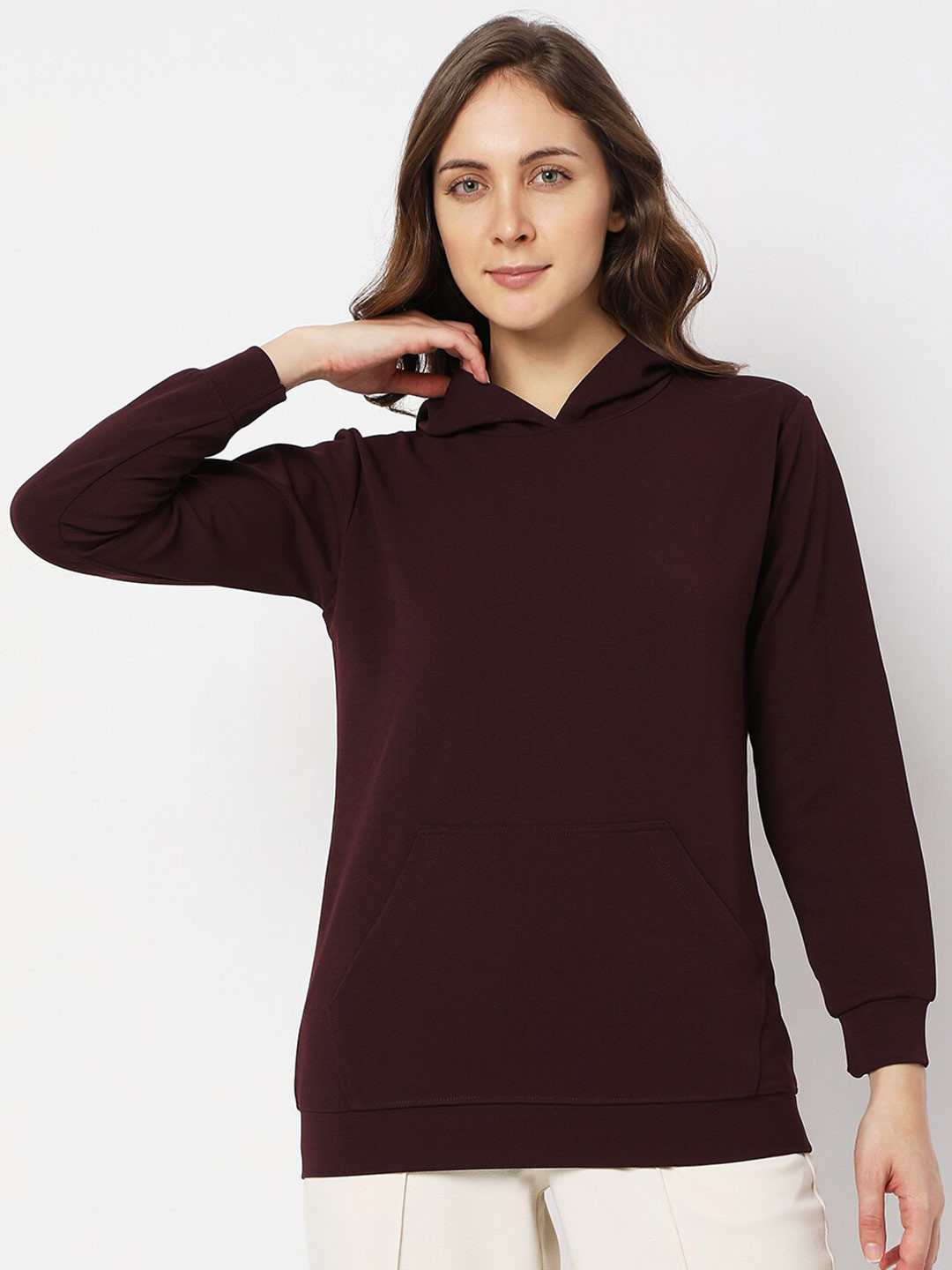 

Smarty Pants Hooded Pullover Sweatshirt, Maroon