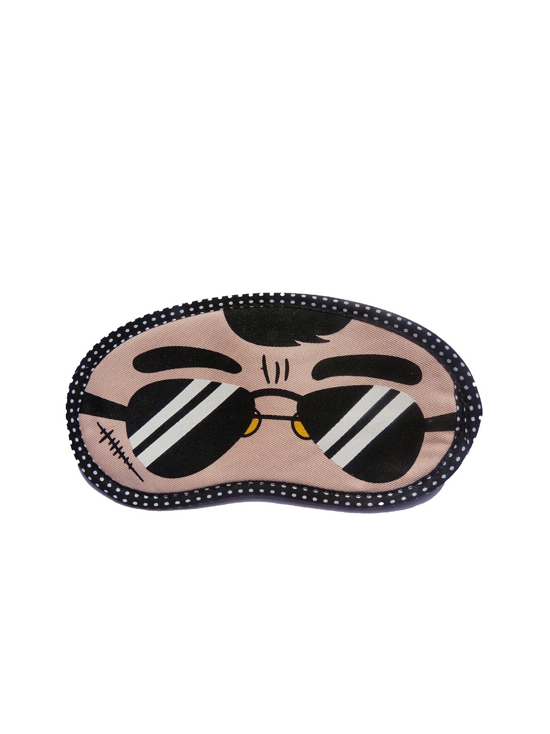 

JENNA Printed Sleeping Eye Shade Mask, Peach