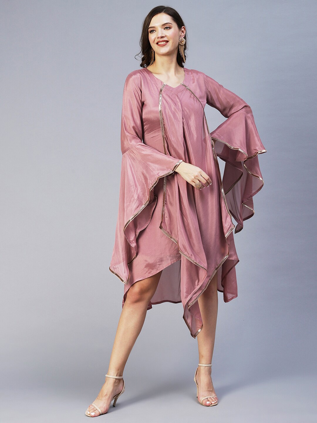

Envy Me by FASHOR Rose Crepe A-Line Midi Dress