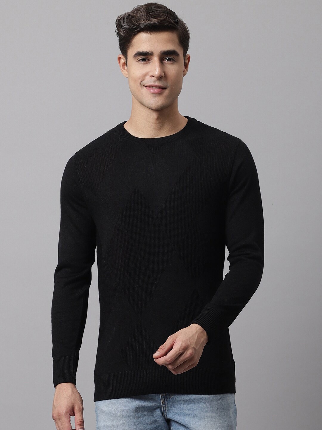 

Cantabil Men Black Pullover