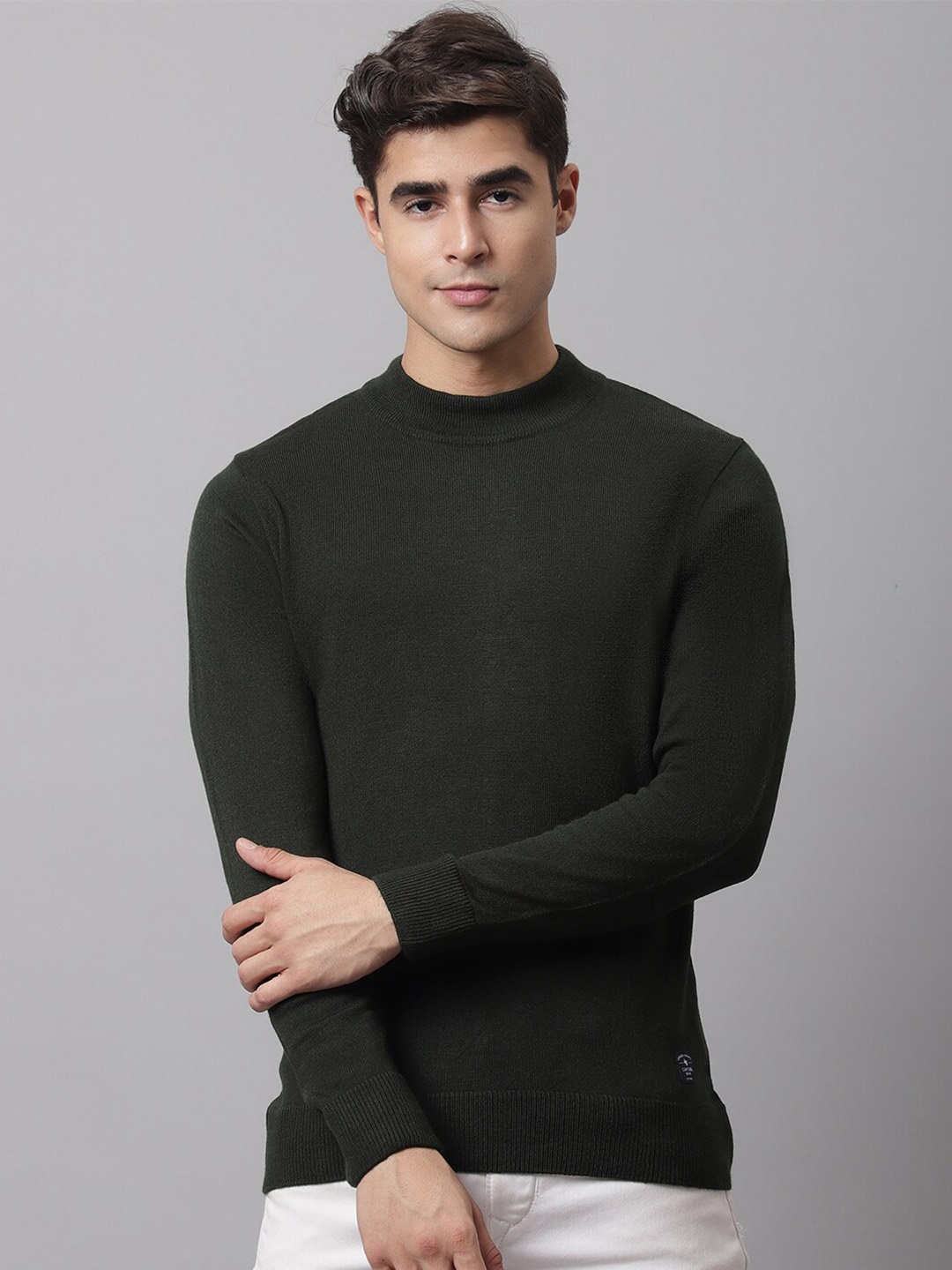 

Cantabil Men Olive Green Pullover