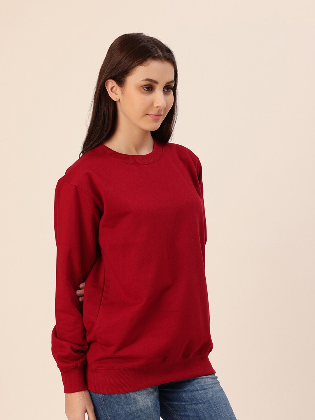 

Lounge Dreams Women Red Printed Sweatshirt