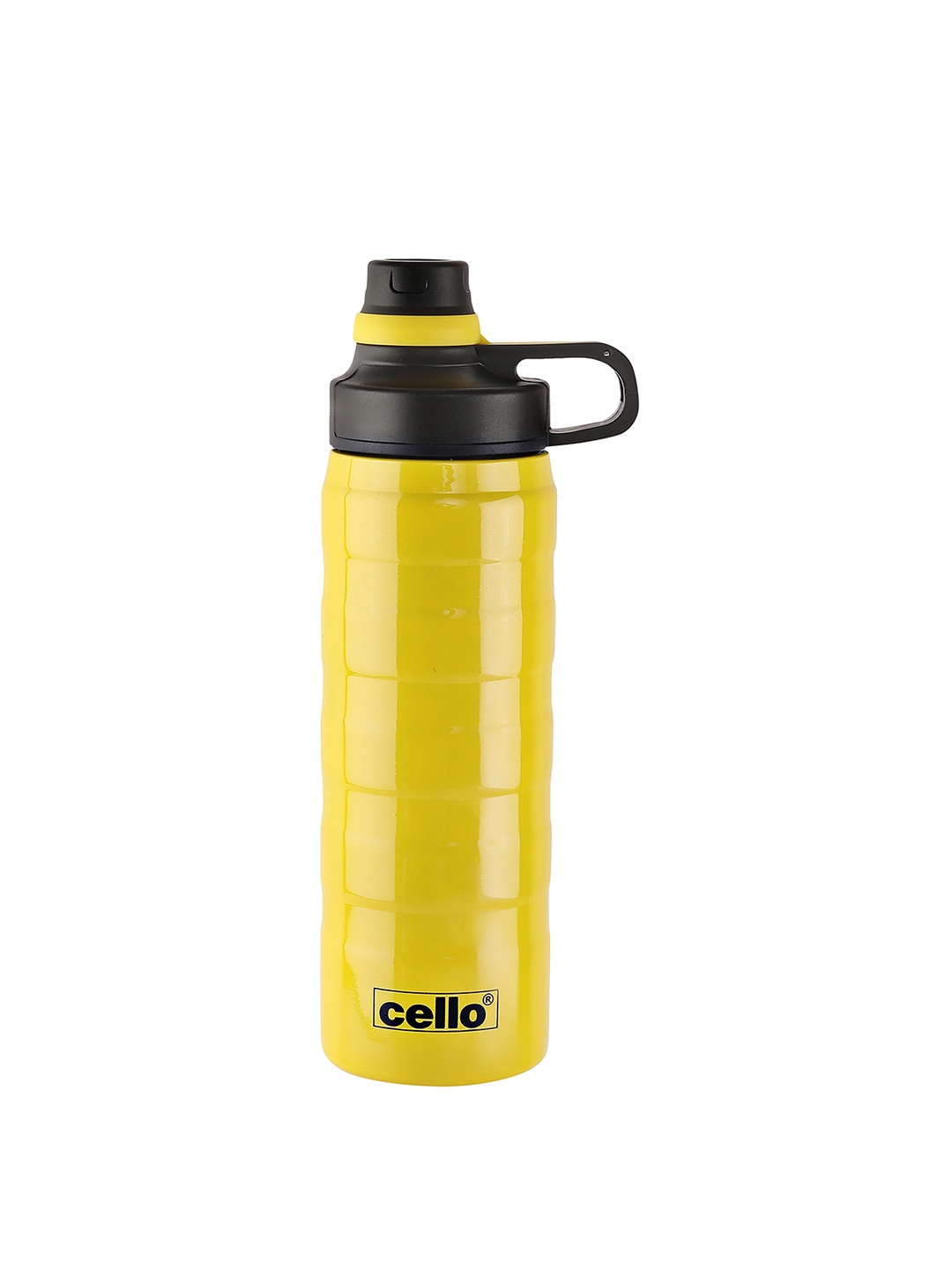 

Cello Yellow Nitro Stainless Steel Double Insulated Hot and Cold Water Bottle 600 ML