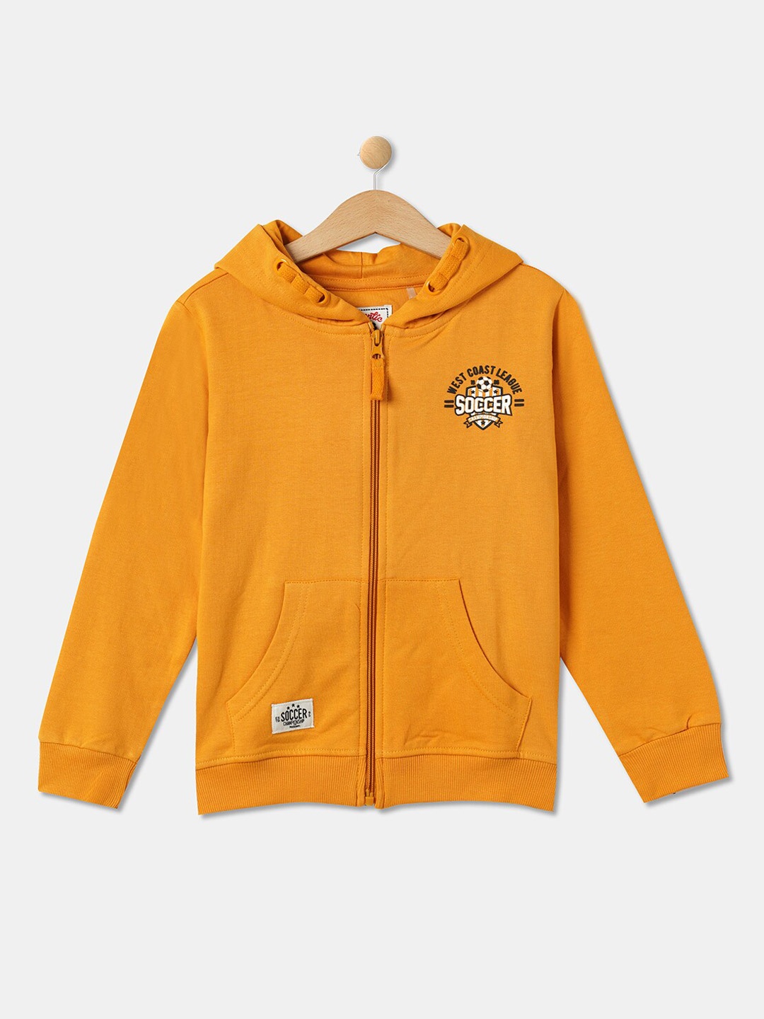 

R&B Boys Yellow Cotton Bomber Jacket