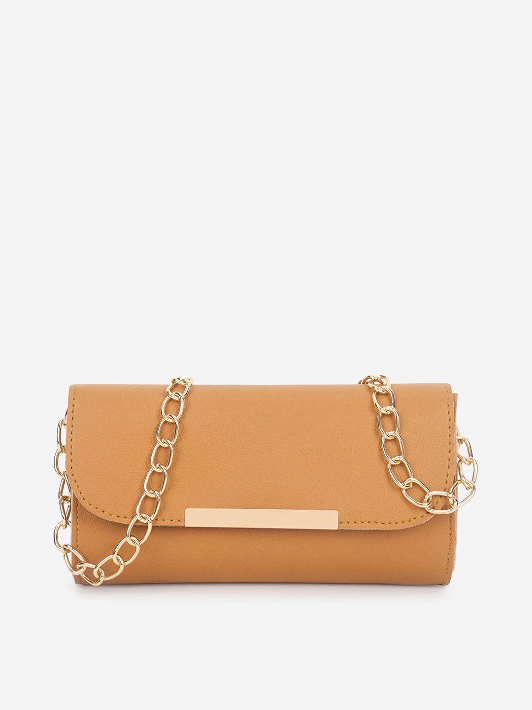

ROVOK Yellow PU Structured Sling Bag with Bow Detail