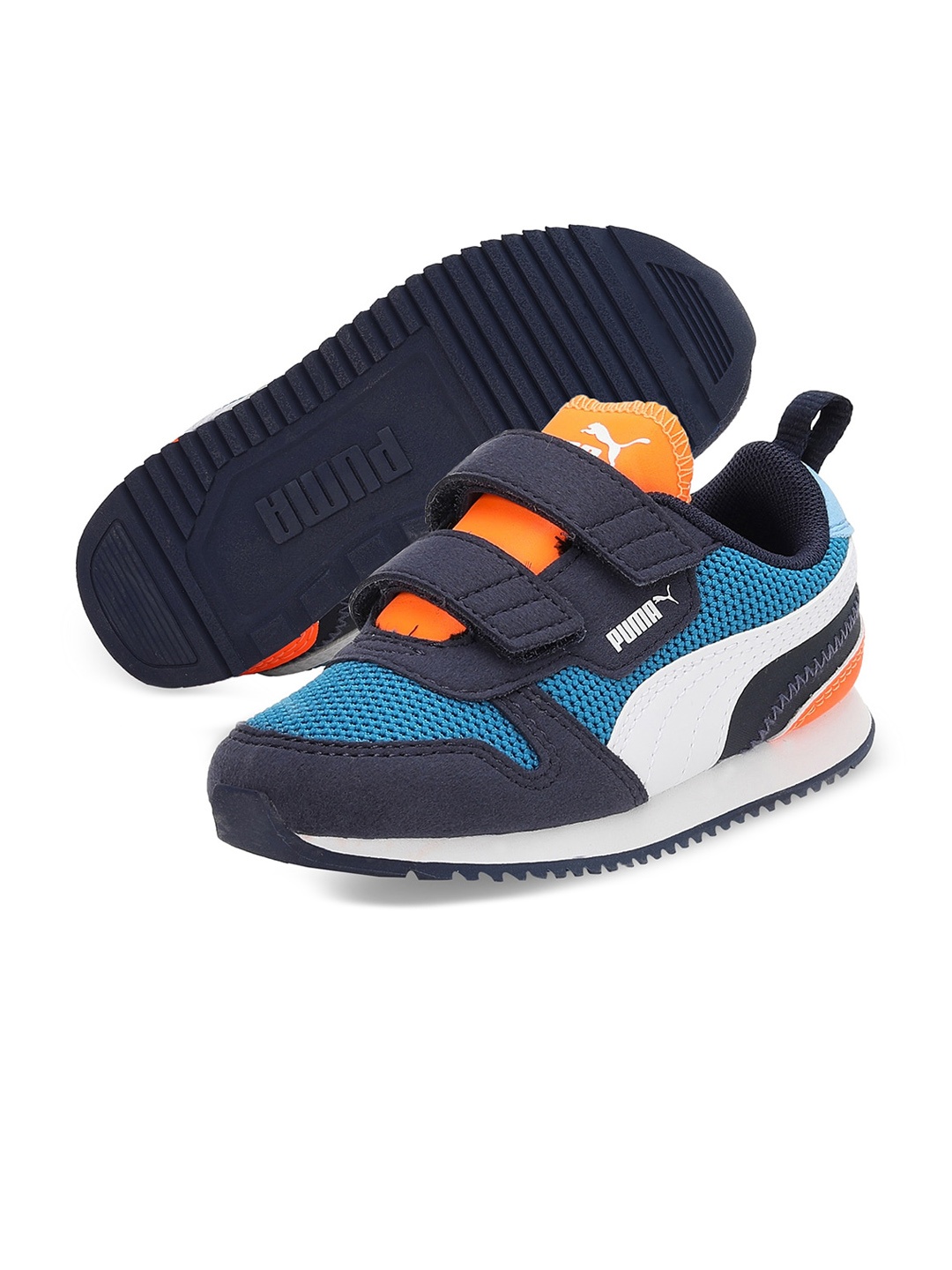 

Puma Kids Blue R78 Velcro Sneakers