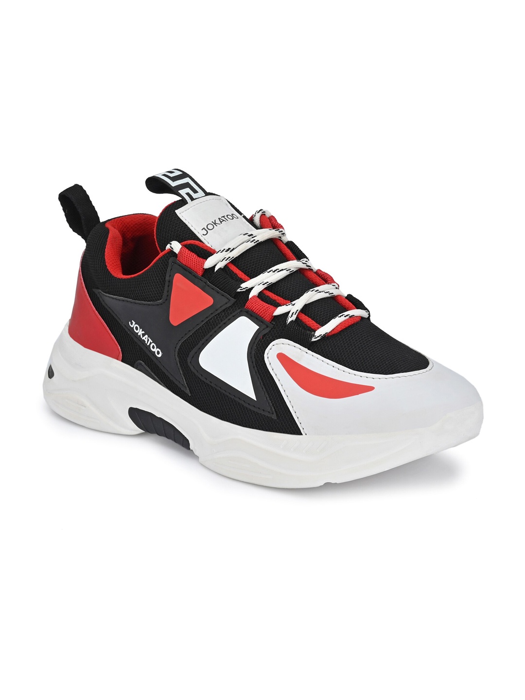 

JOKATOO Men White Colourblocked Sneakers