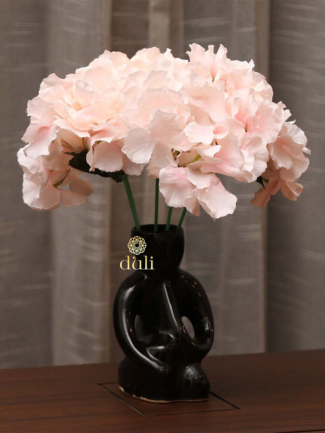 

DULI Pink Artificial Hydrangea Flowers and Plants