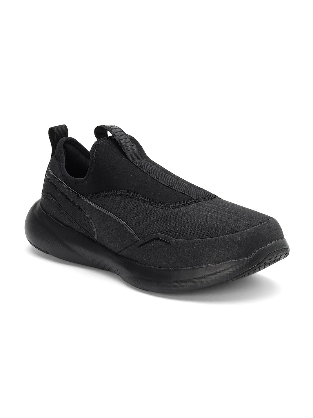 

Puma Men Black Softride Feel Textile Walking Shoes