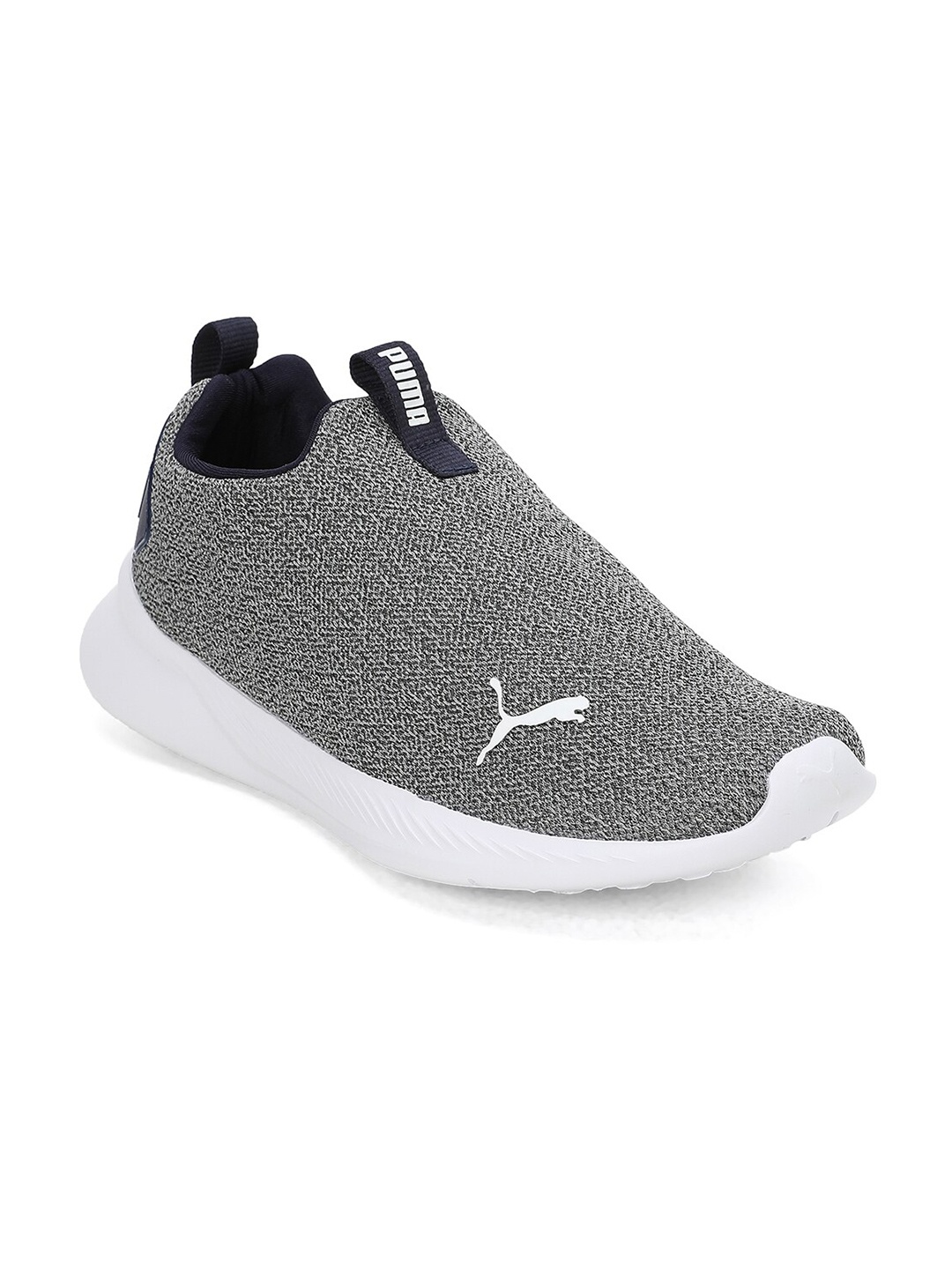 

Puma Men Grey Textile Wish Running Shoes