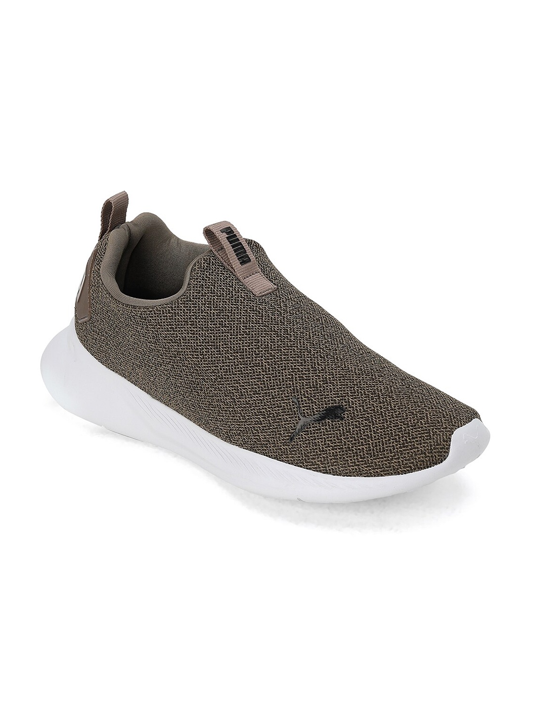 

Puma Men Brown Textile Wish Running Shoes