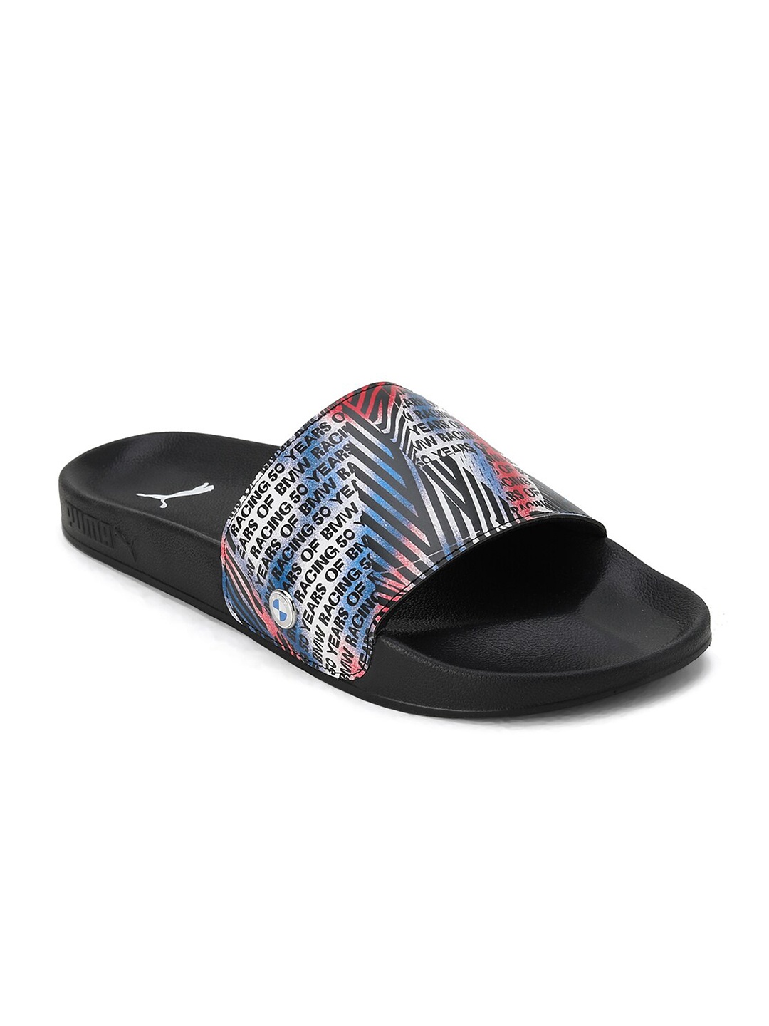 

Puma Unisex Black & Blue BWM M Motorsport Legendary Leadcat 2.0 Sliders