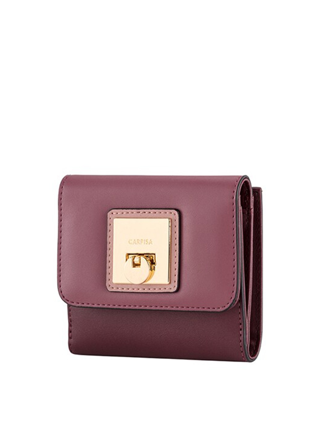 

CARPISA Women Mauve Solid Two Fold Wallet