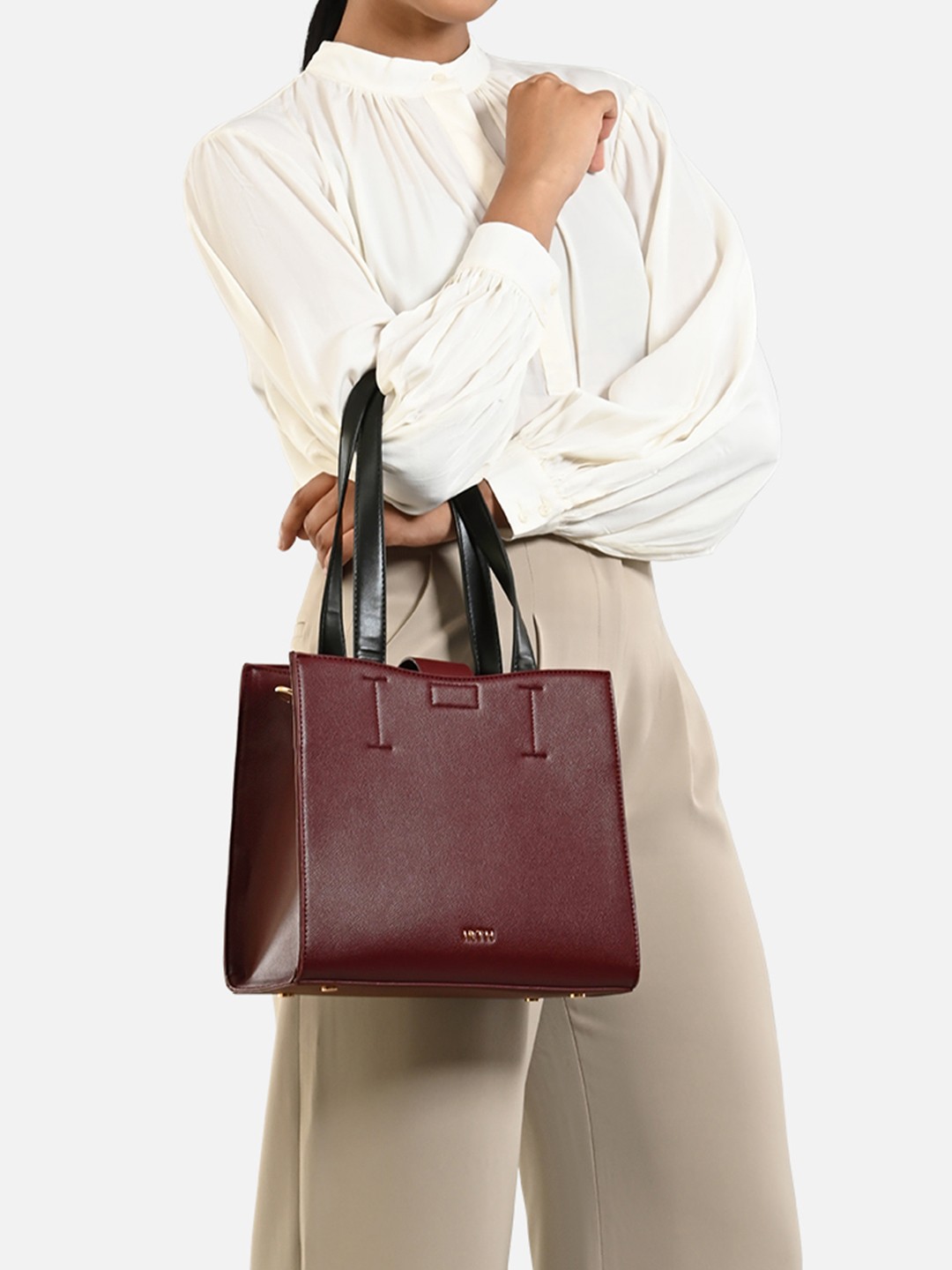 

IRTH Solid Shoulder Bag, Red