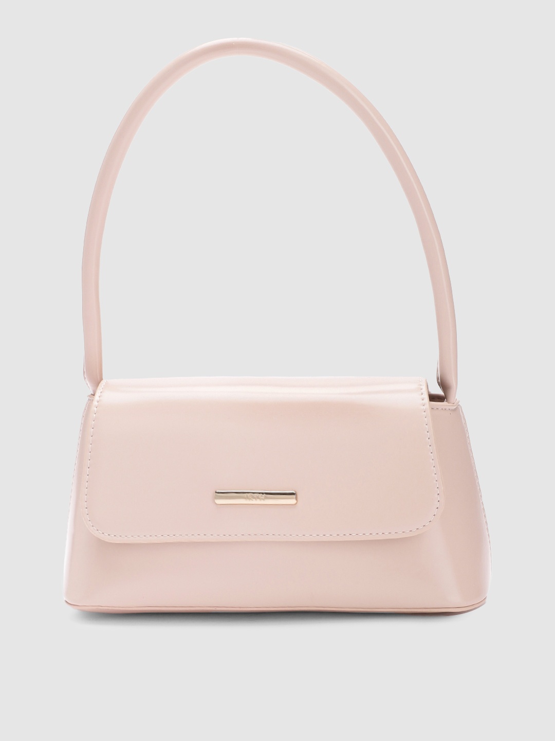 

IRTH Glam Away Beige Handheld Bag, Pink