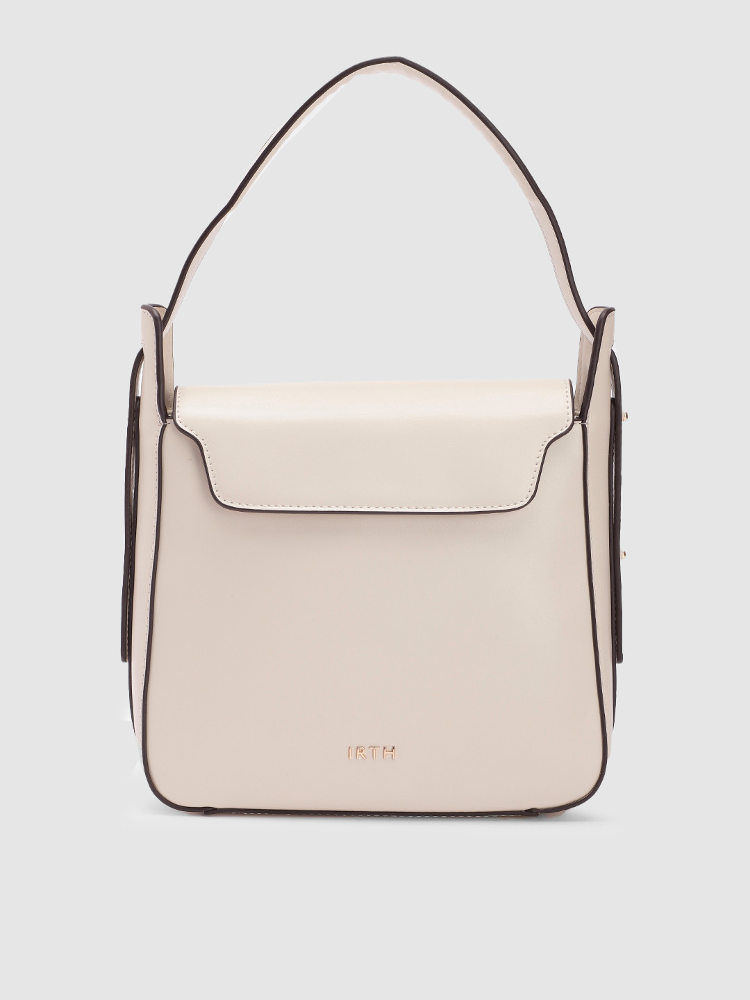 

IRTH Women Solid Handheld Bag, Off white