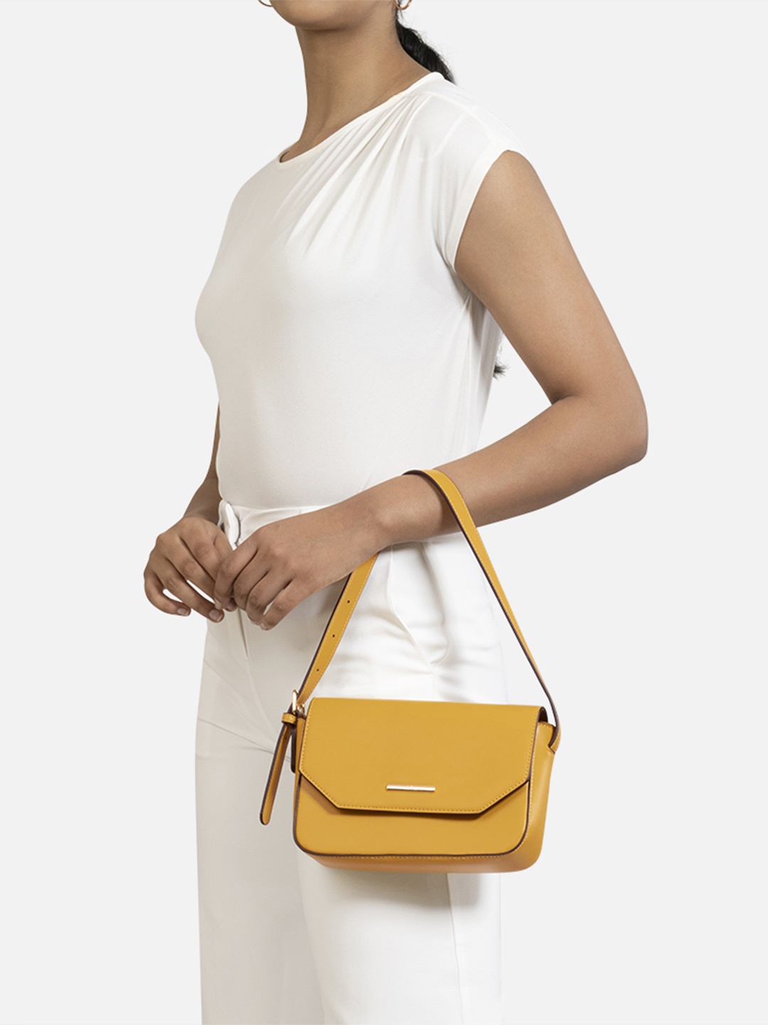 

IRTH Solid Miss Little Sunshine Shoulder Bag, Mustard