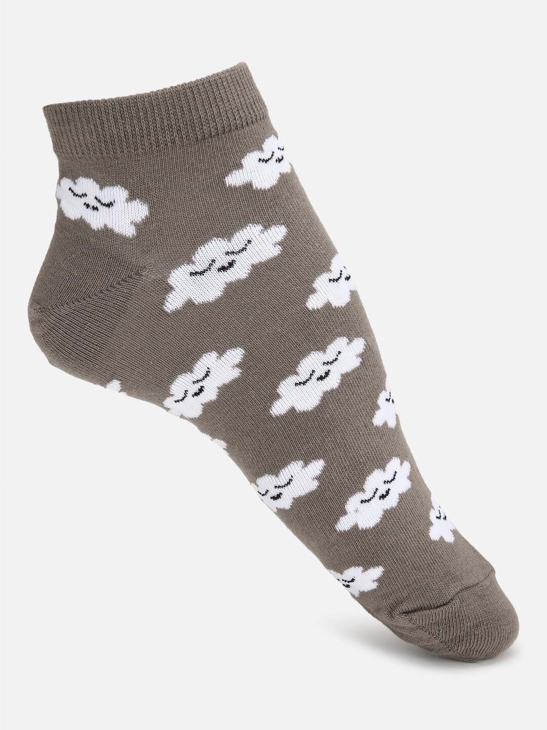 

FOREVER 21 Women Brown Printed Ankle Length Socks