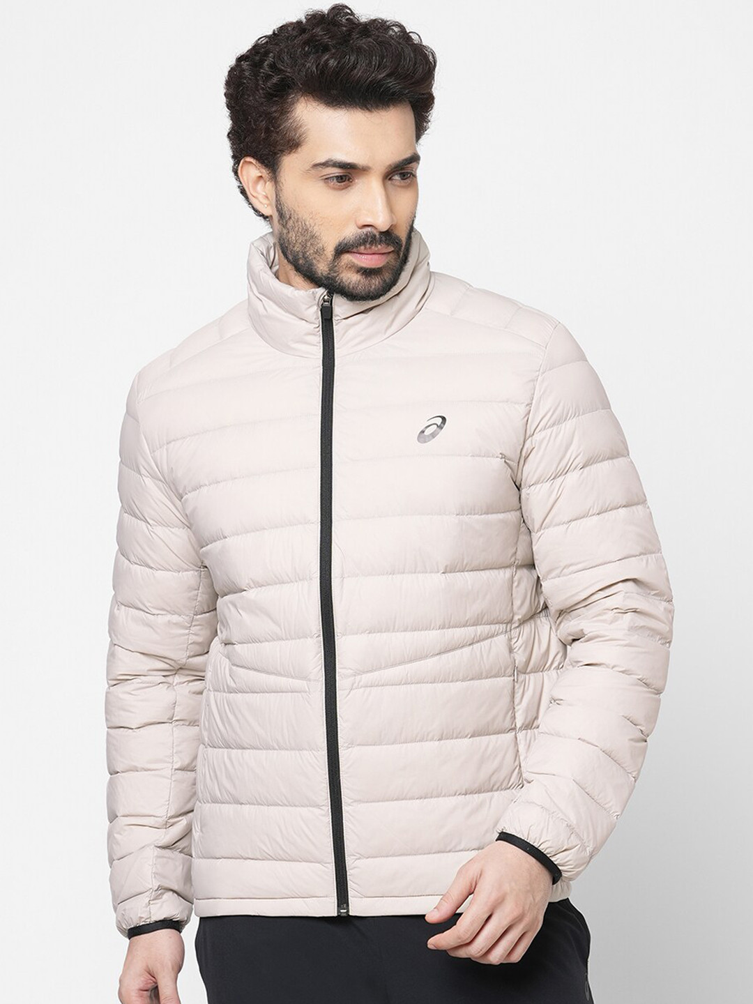 

ASICS Men Pink Training or Gym Lightweight Puffer Jacket