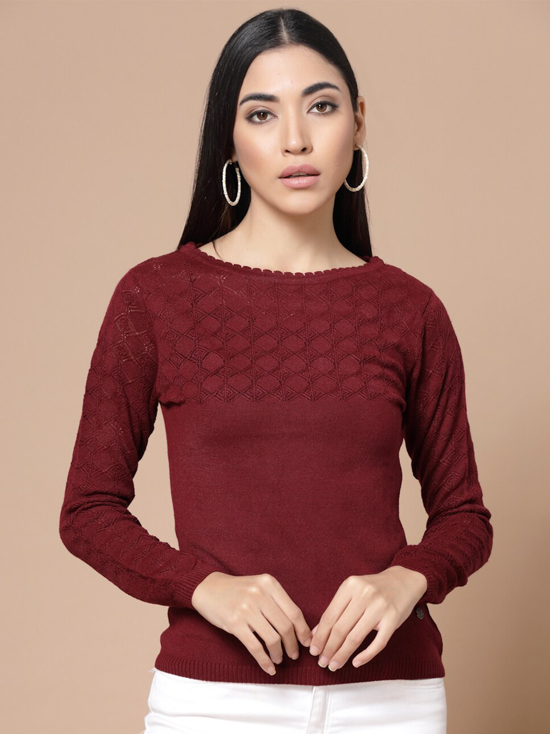 

Wool Trees Women Red Pullover