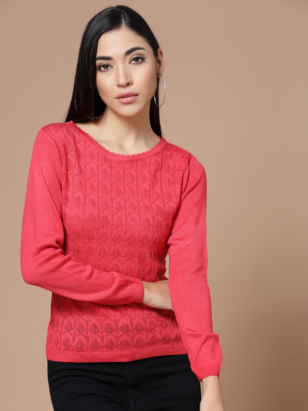 

Wool Trees Women Red Pullover