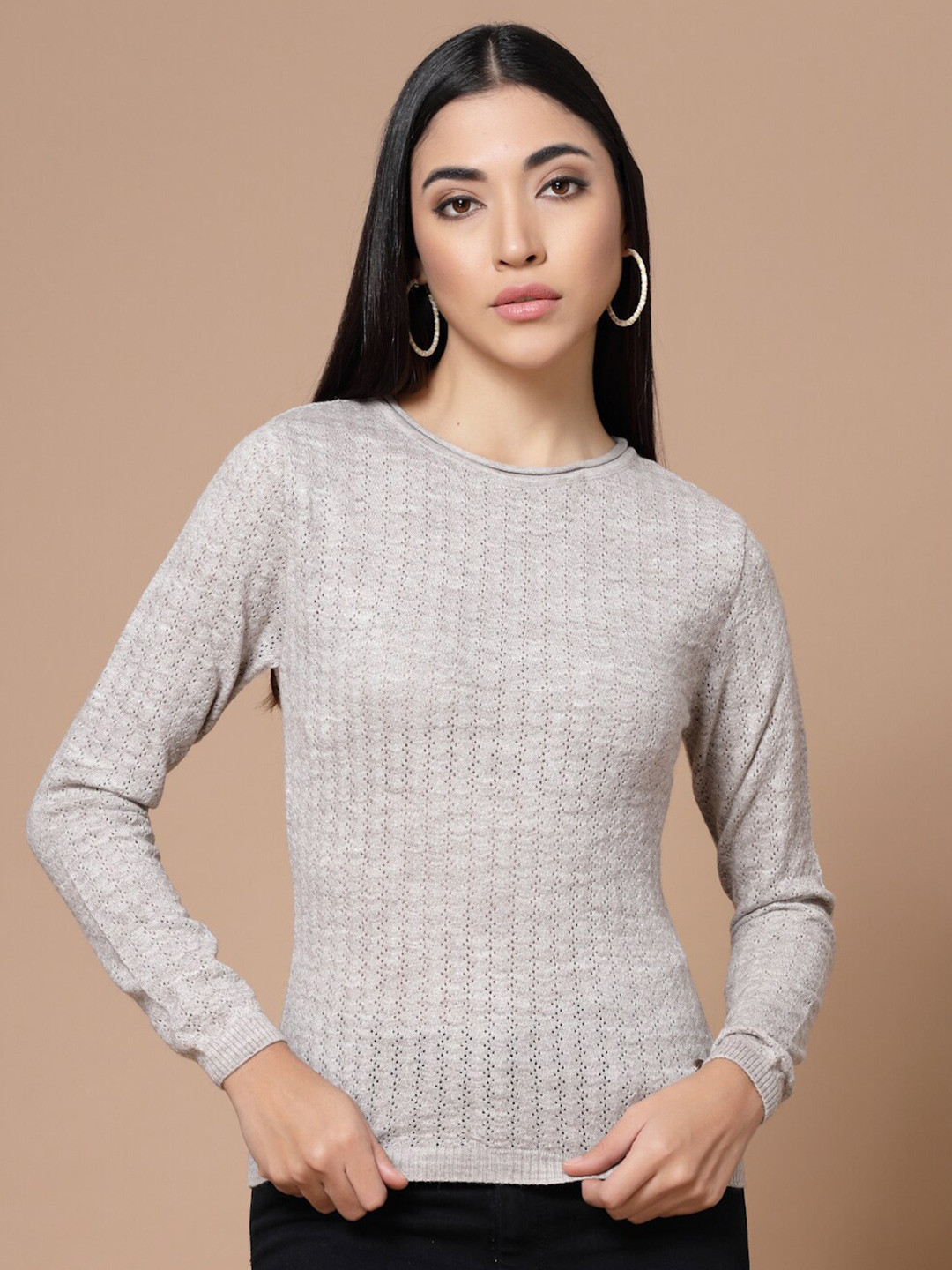 

Wool Trees Women Grey Pullover