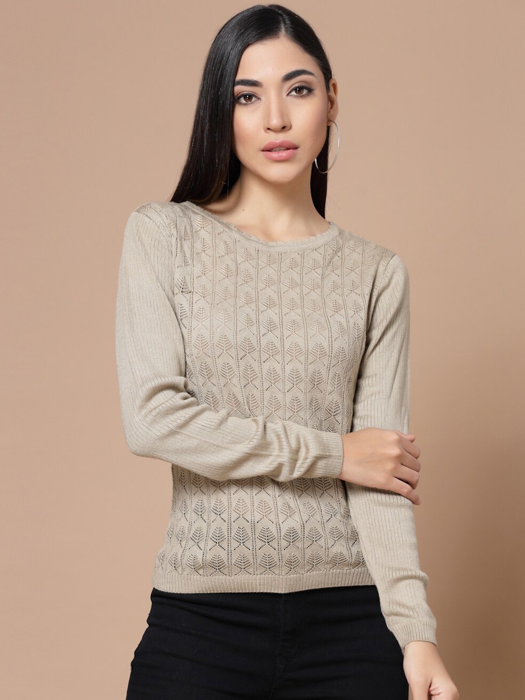 

Wool Trees Women Camel Brown Pullover