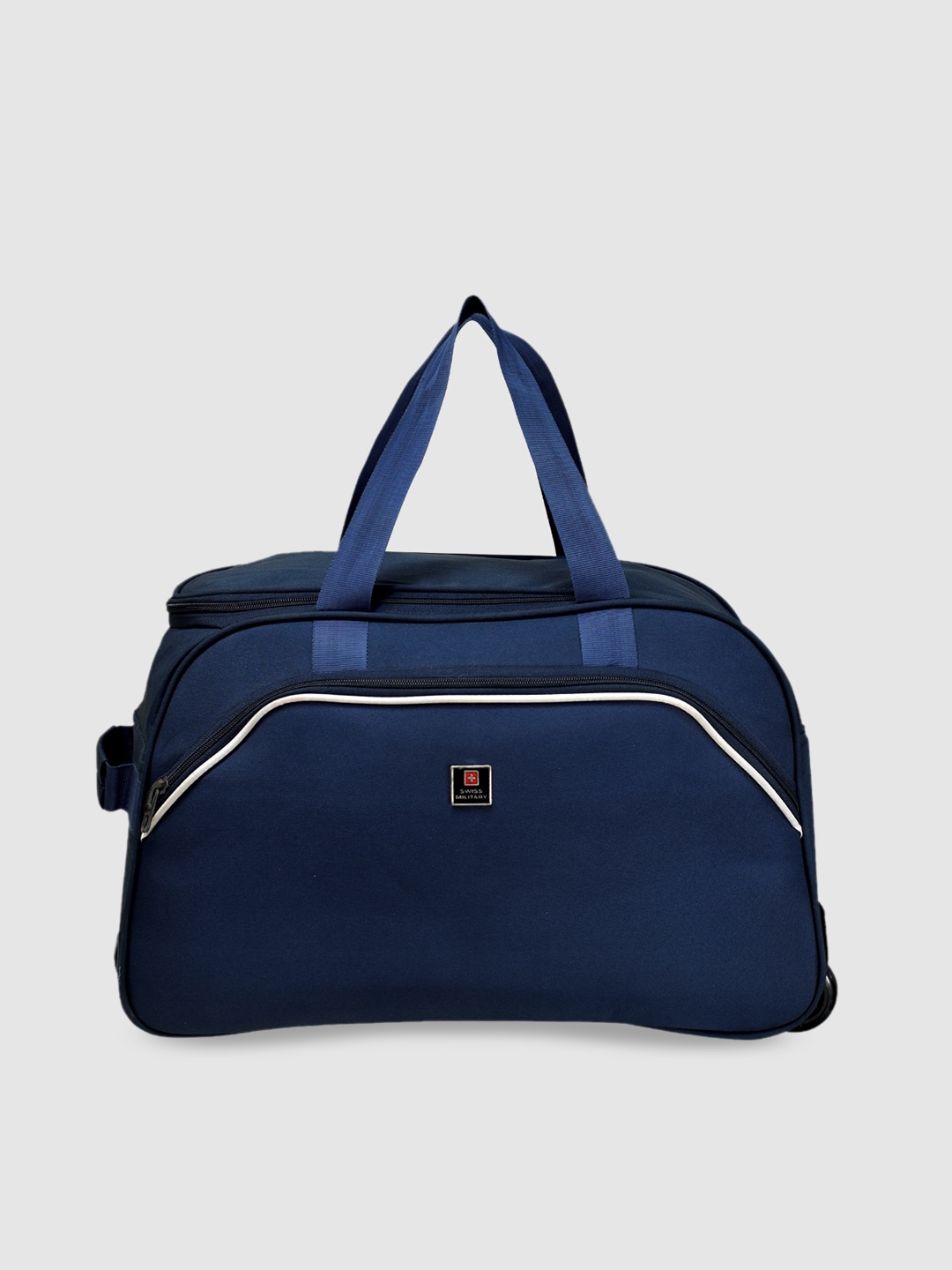 

SWISS MILITARY Solid Duffle Trolley Bag, Blue