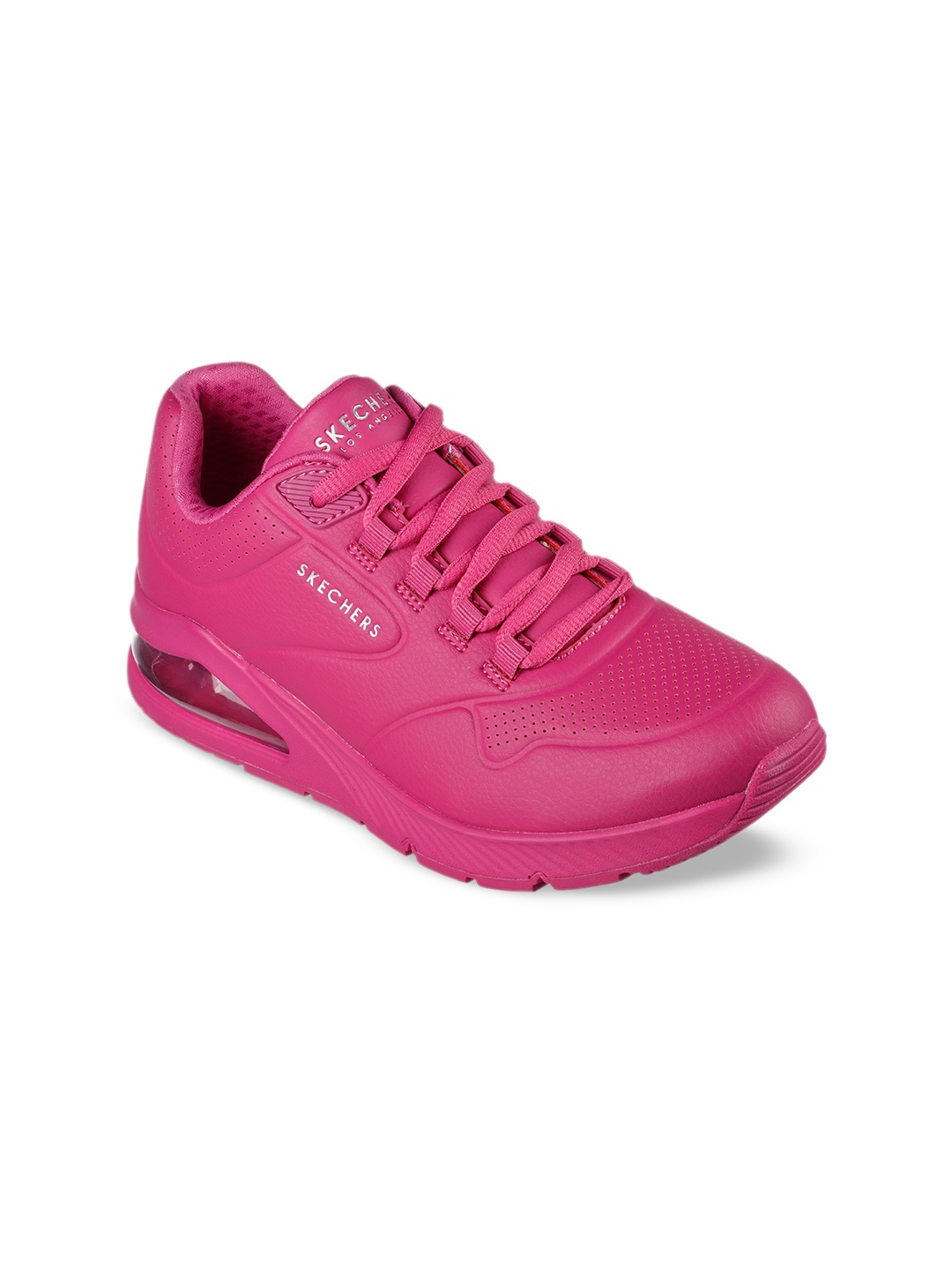 

Skechers Women Pink Leather Sneakers